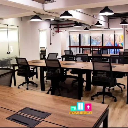 mobiliario de empresa en melamina personalizados