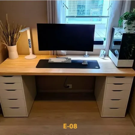 escritorio de melamina para estudio, ergonomico y de facil limpieza en lima peru