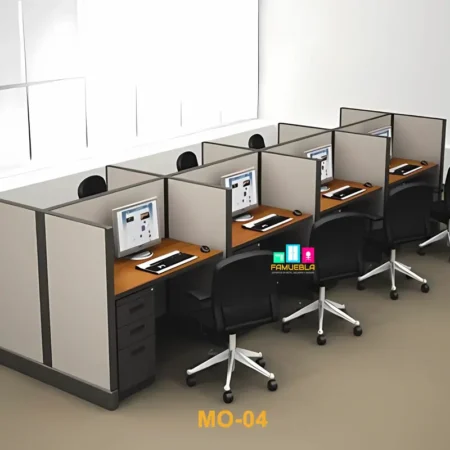 puestos de trabajo fabricados en melamina incluye instalacion
