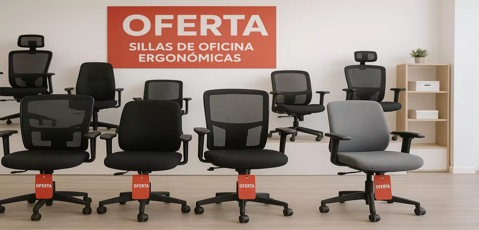 ofertas en sillas de oficina ergonomicas en famuebla