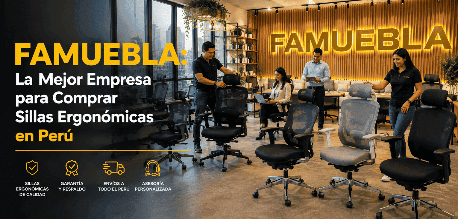 comprar sillas ergonomicas en peru en famuebla