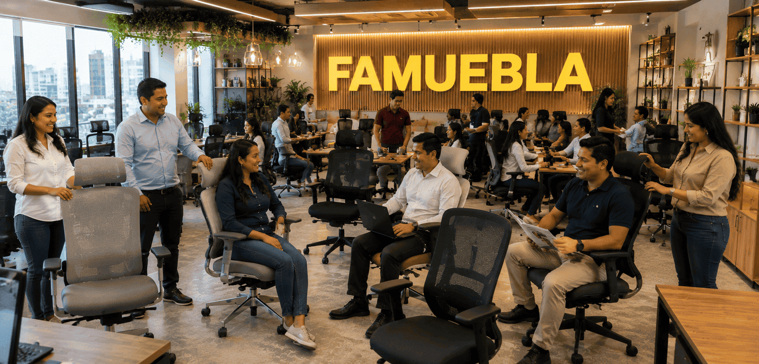 silla ergonomica para personal de empresa en lima-famuebla
